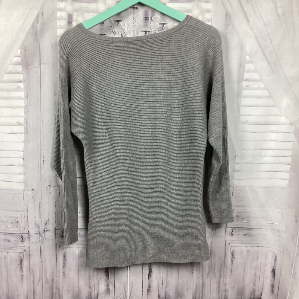 Evolution By Cyrus Gray Ribbed Top S - Picture 6 of 6